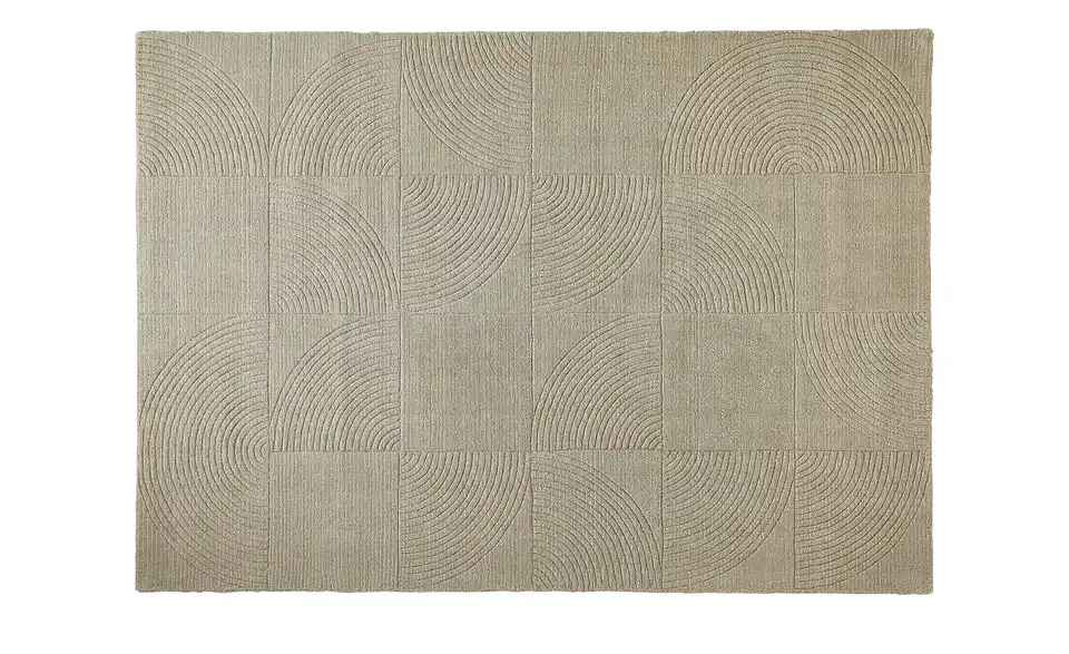 Handweb-Teppich, Frontansicht