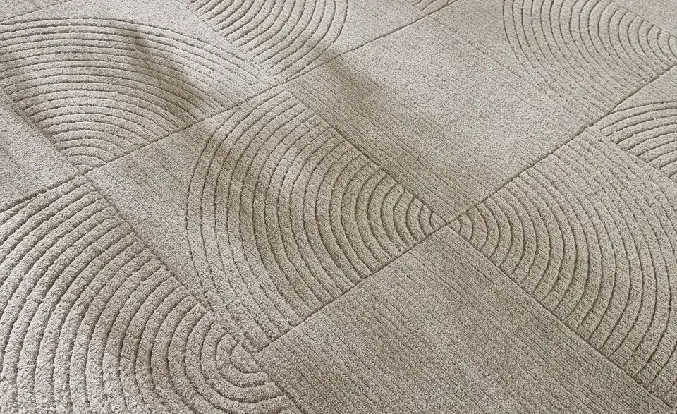 Handweb-Teppich, Detailansicht