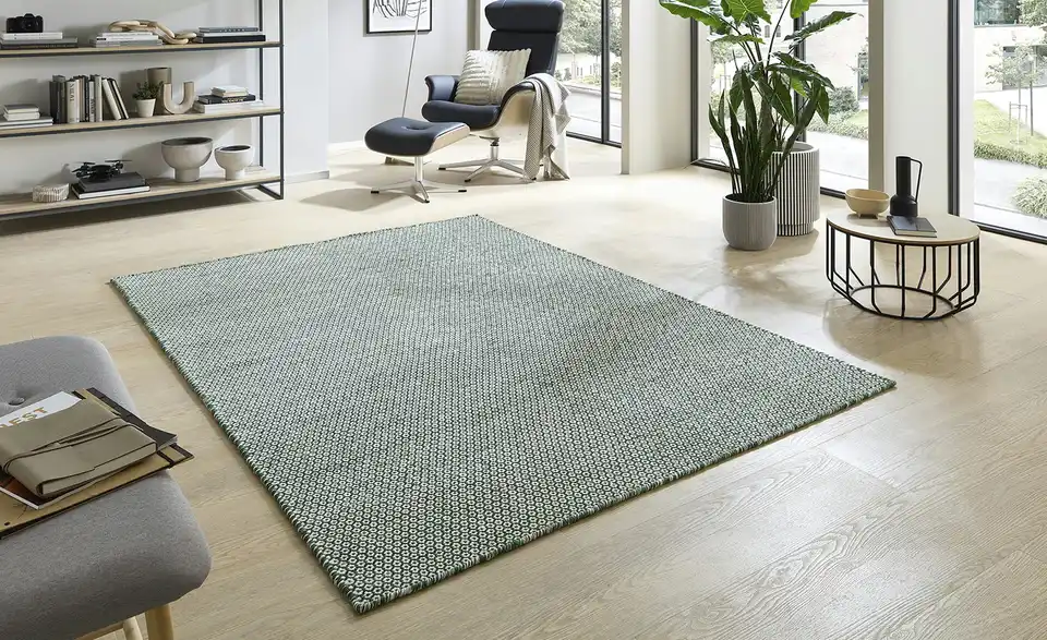 Kelim-Teppich, in Wohnsituation