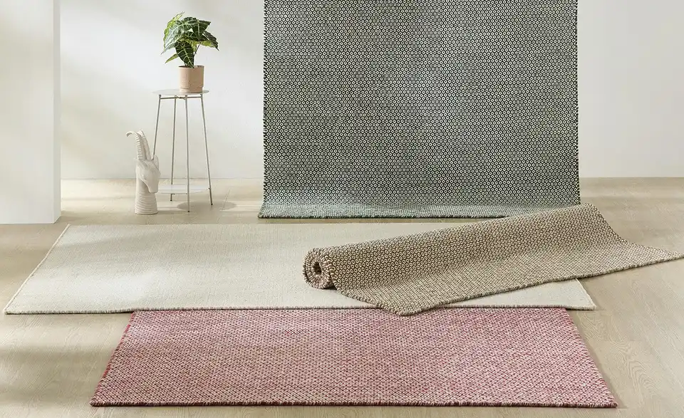 Kelim-Teppich, in Wohnsituation