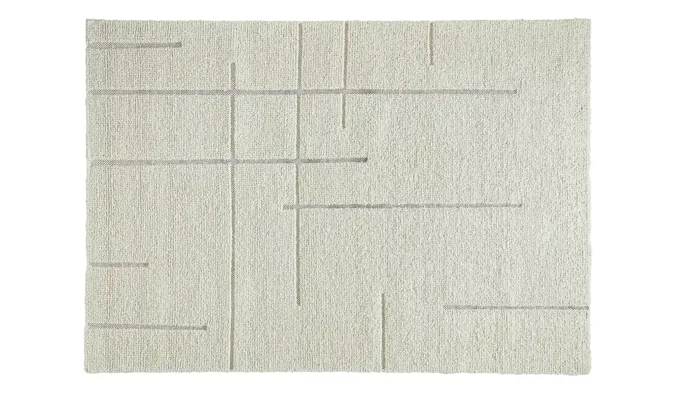 Handweb-Teppich, Frontansicht