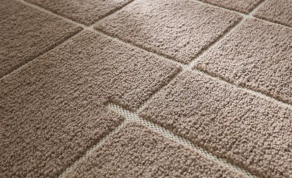 Handweb-Teppich, Detailansicht