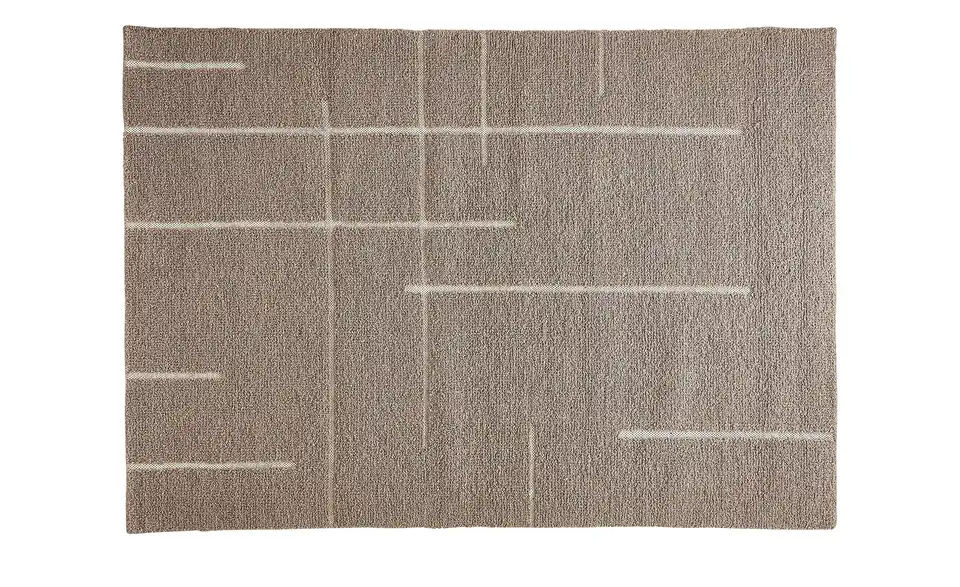 Handweb-Teppich, Frontansicht