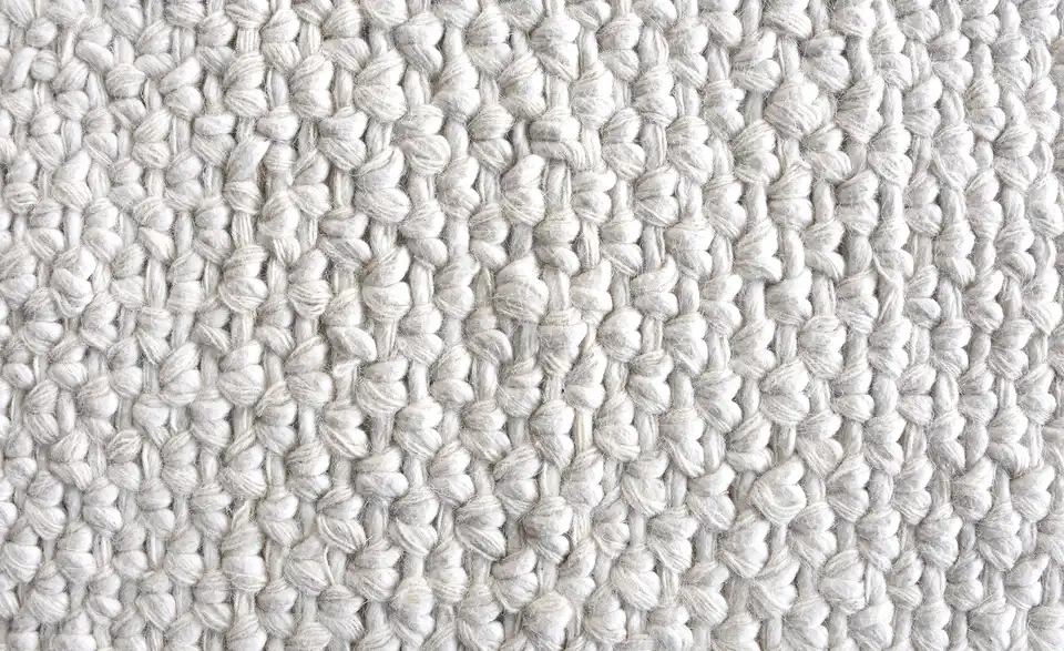 como Handweb-Teppich, Detailansicht