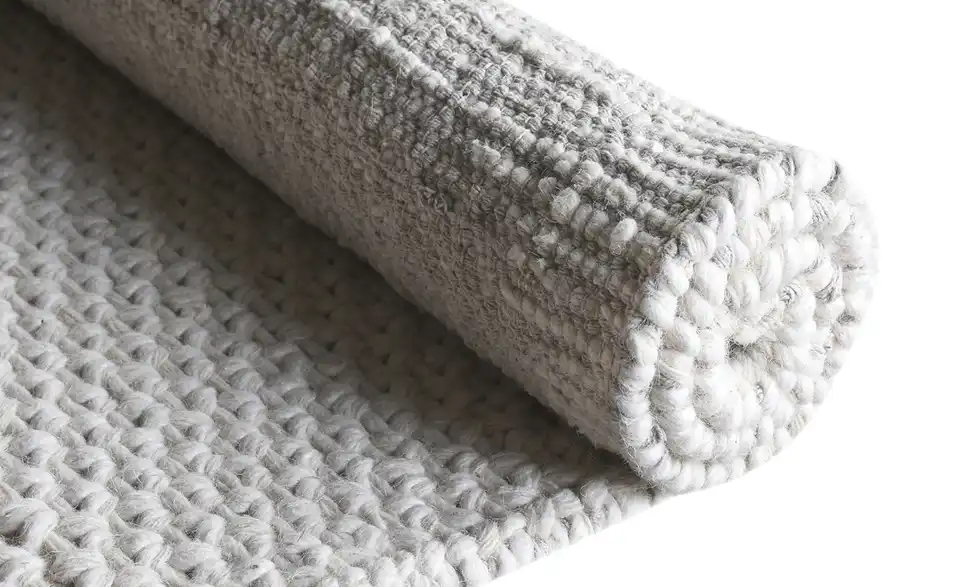 como Handweb-Teppich, Detailansicht