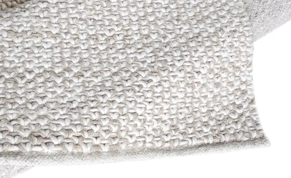 como Handweb-Teppich, Detailansicht