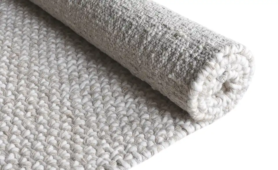 como Handweb-Teppich, Detailansicht