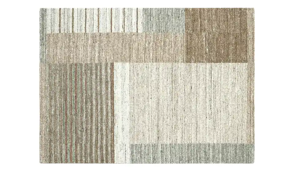 Handtuft-Teppich, Frontansicht