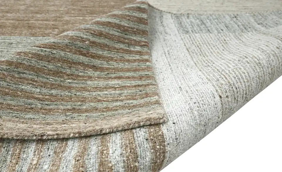 Handtuft-Teppich, Detailansicht