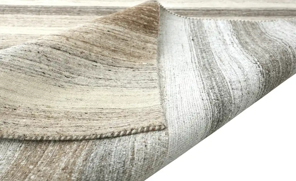 Handtuft-Teppich, Detailansicht