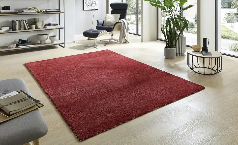 Handtuft-Teppich, in Wohnsituation