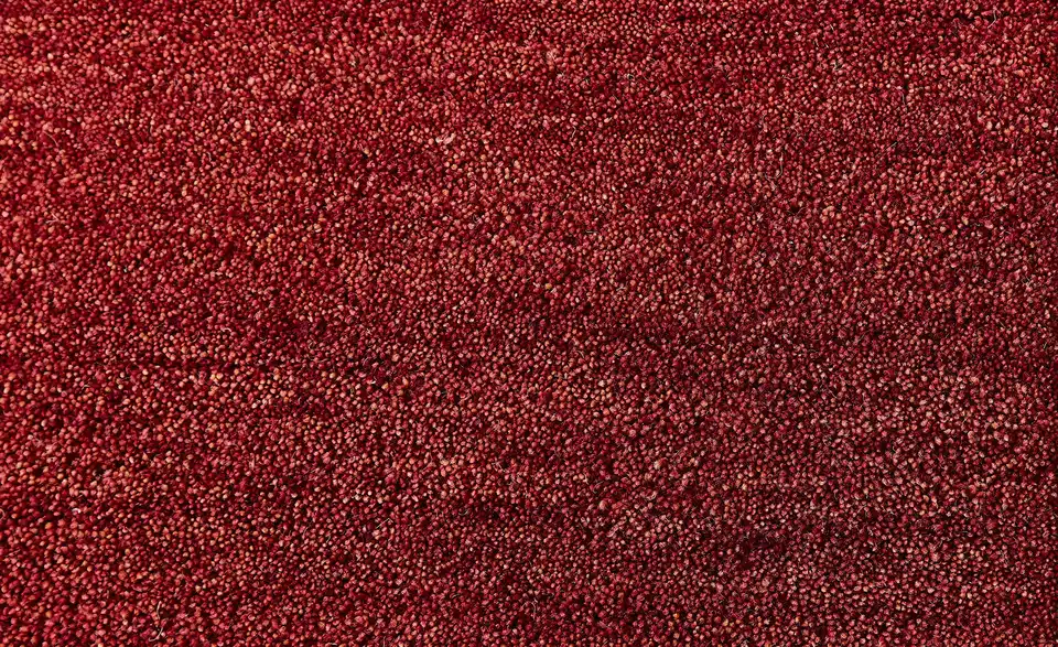 Handtuft-Teppich, Detailansicht