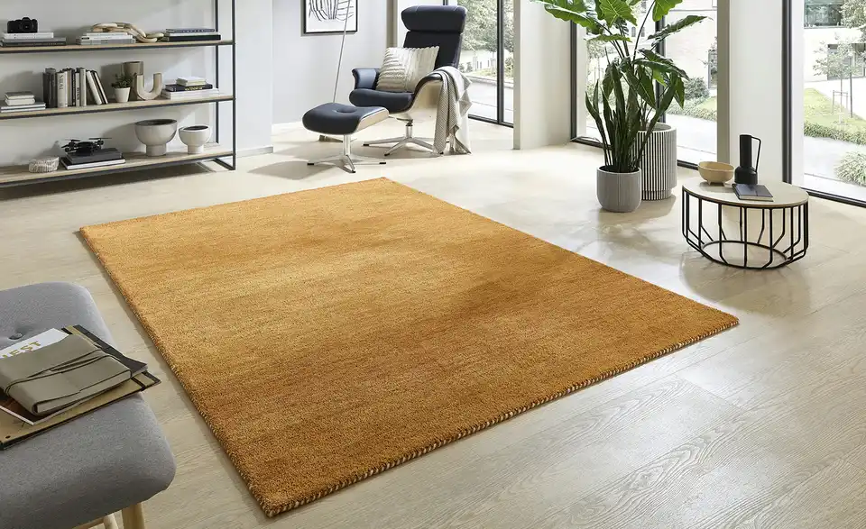 Handtuft-Teppich, in Wohnsituation