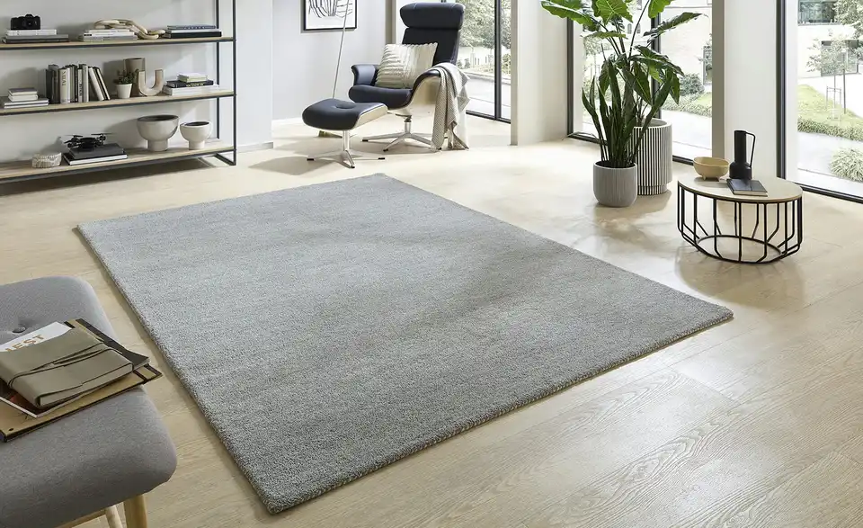 Handtuft-Teppich, in Wohnsituation