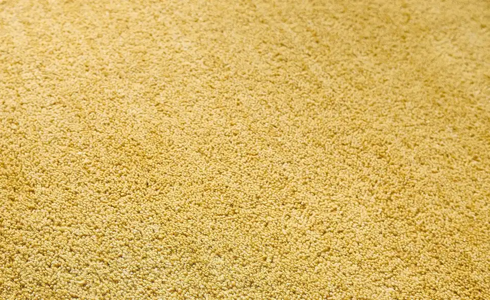 Handtuft-Teppich, Detailansicht