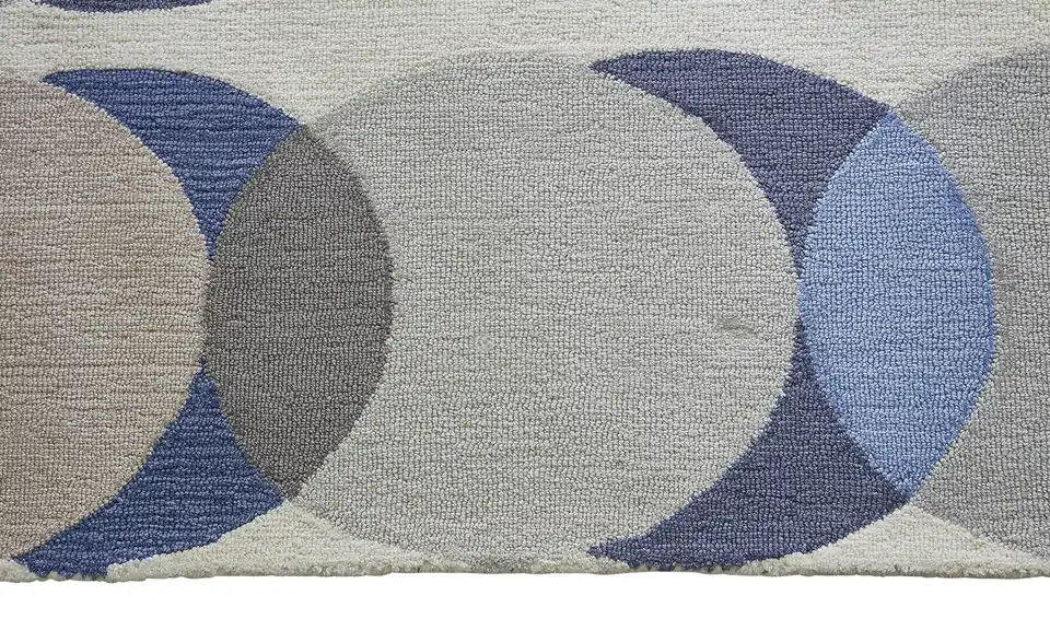 Handtuft-Teppich, Detailansicht