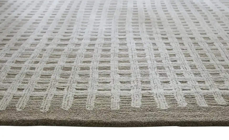 Handtuft-Teppich, Detailansicht