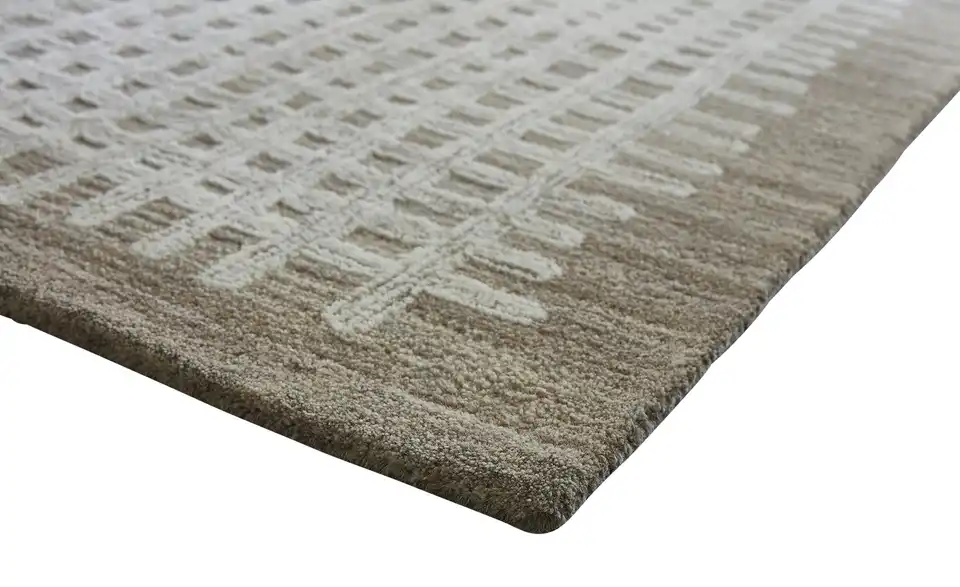 Handtuft-Teppich, Detailansicht