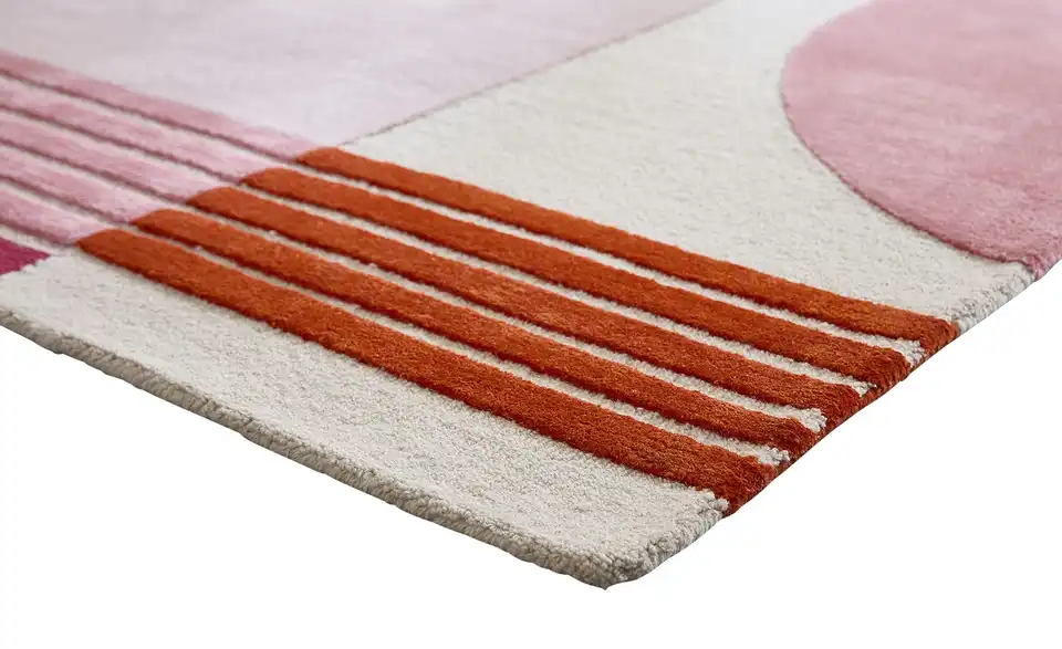 Handtuft-Teppich, Detailansicht