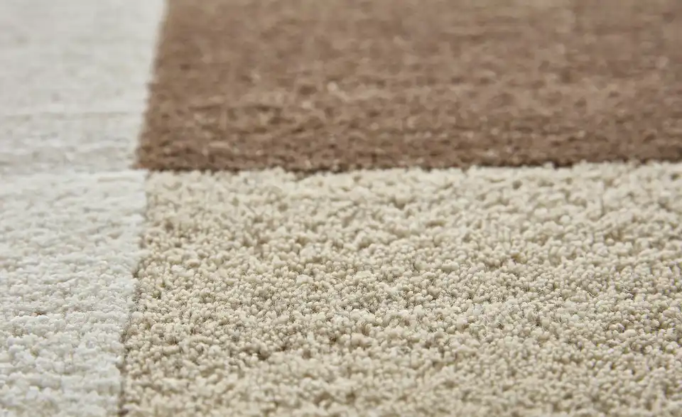 Handtuft-Teppich, Detailansicht