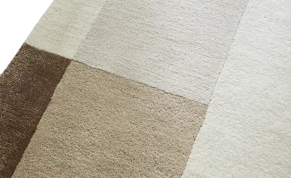 Handtuft-Teppich, Detailansicht