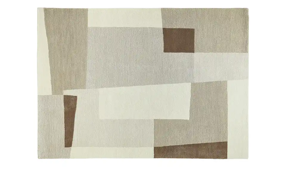 Handtuft-Teppich, Frontansicht