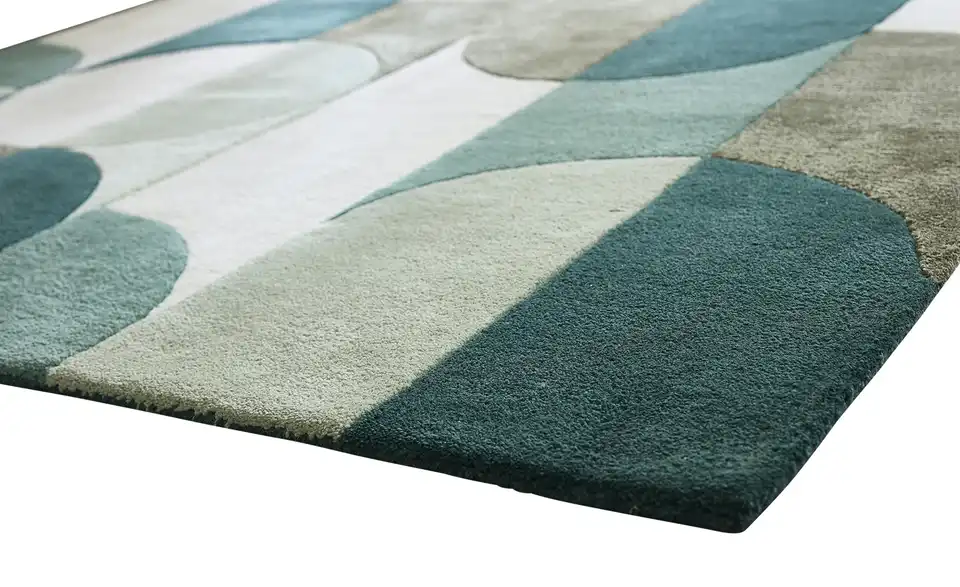 Handtuft-Teppich, Detailansicht