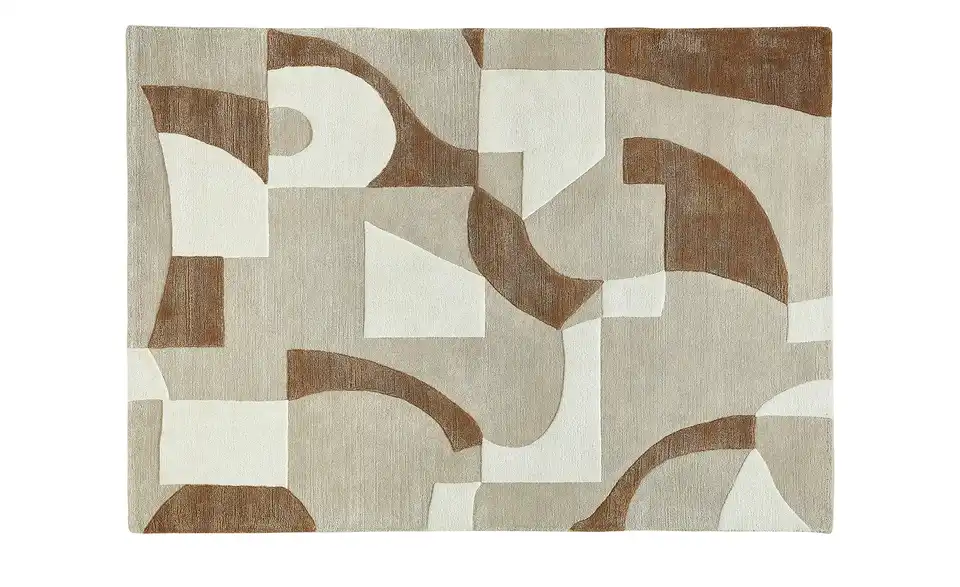 Handtuft-Teppich, Frontansicht