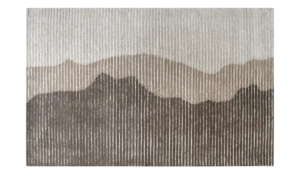 como Handtuft-Teppich, Frontansicht