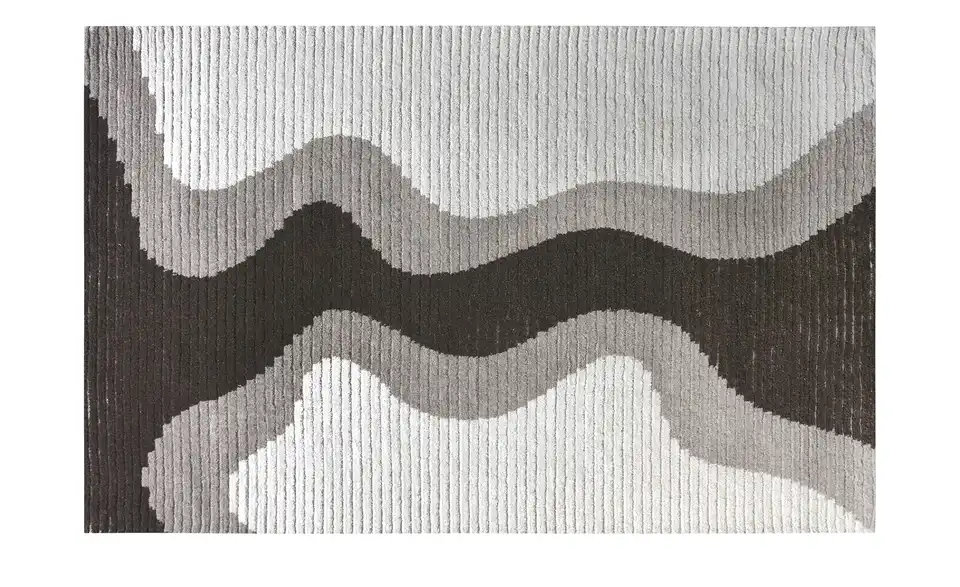 como Handtuft-Teppich, Frontansicht