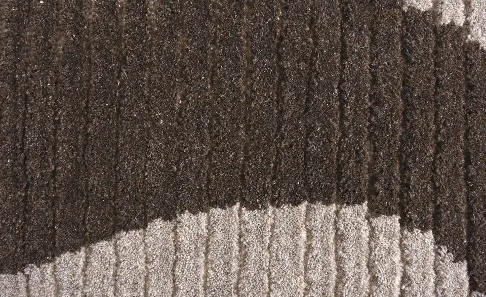 como Handtuft-Teppich, Detailansicht