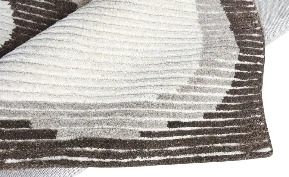 como Handtuft-Teppich, Detailansicht