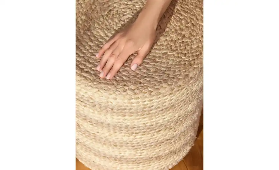 Hanse Home Jute Pouf, Detailansicht