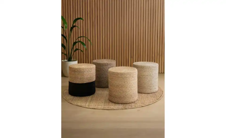 Hanse Home Jute Pouf, in Wohnsituation