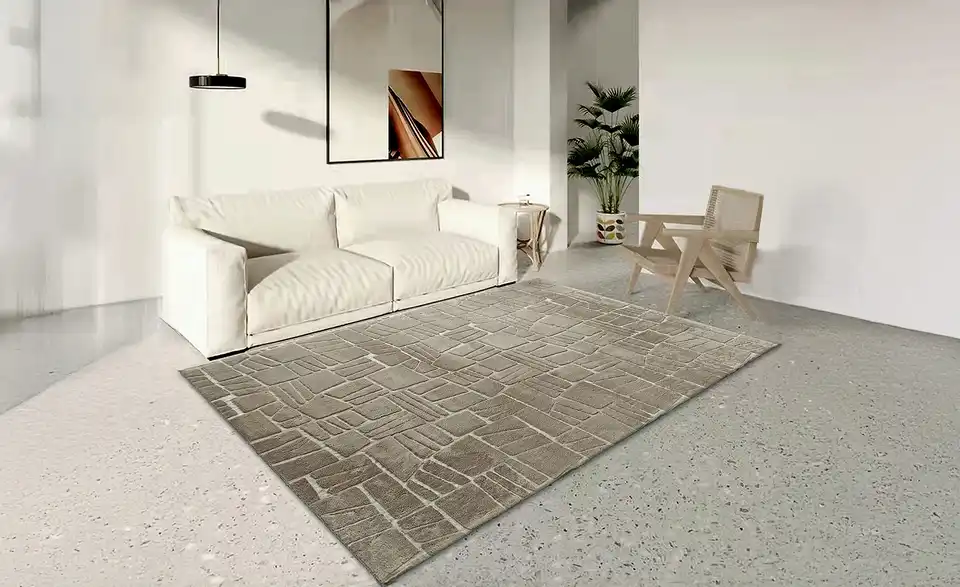 como Hochflorteppich, in Wohnsituation