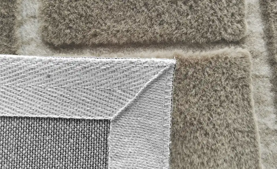 como Hochflorteppich, Detailansicht