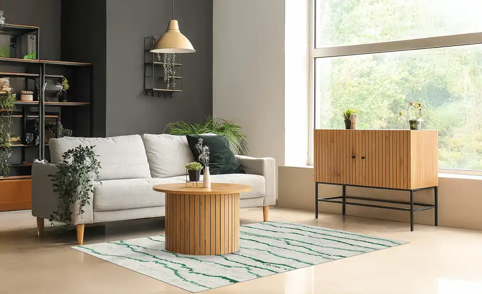 Webteppich, in Wohnsituation