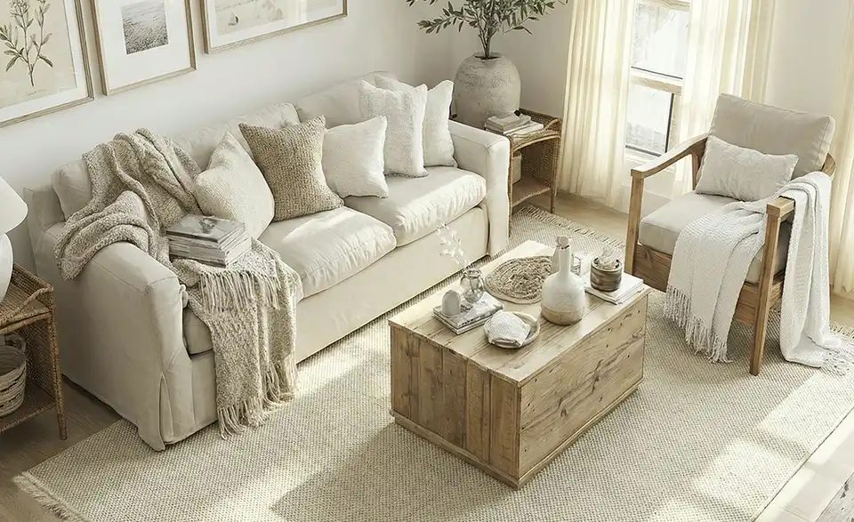 Wollteppich, in Wohnsituation