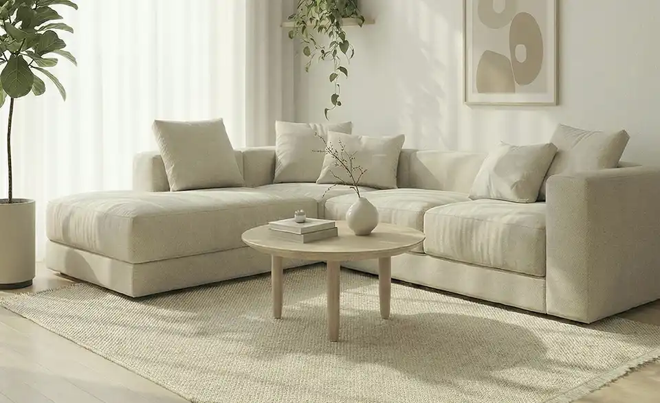 Wollteppich, in Wohnsituation