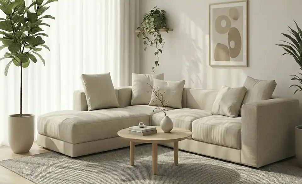 Wollteppich, in Wohnsituation