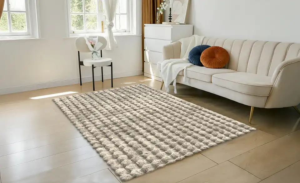 como Webteppich, in Wohnsituation