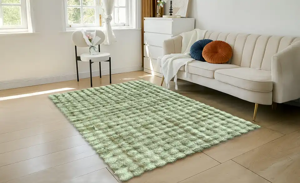 como Webteppich, in Wohnsituation