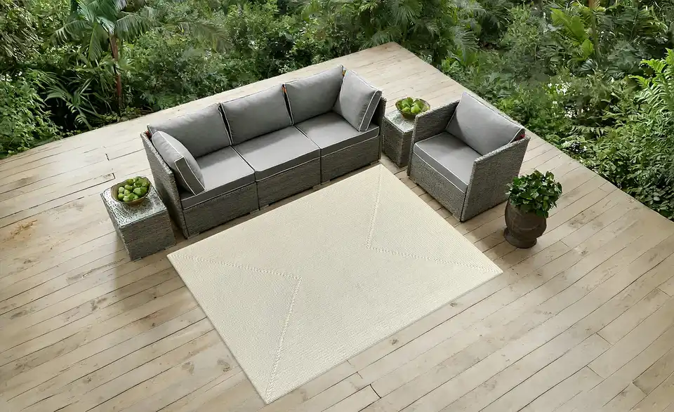 como Webteppich, in Wohnsituation