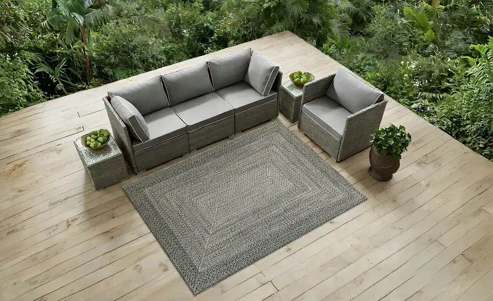 como Webteppich, in Wohnsituation