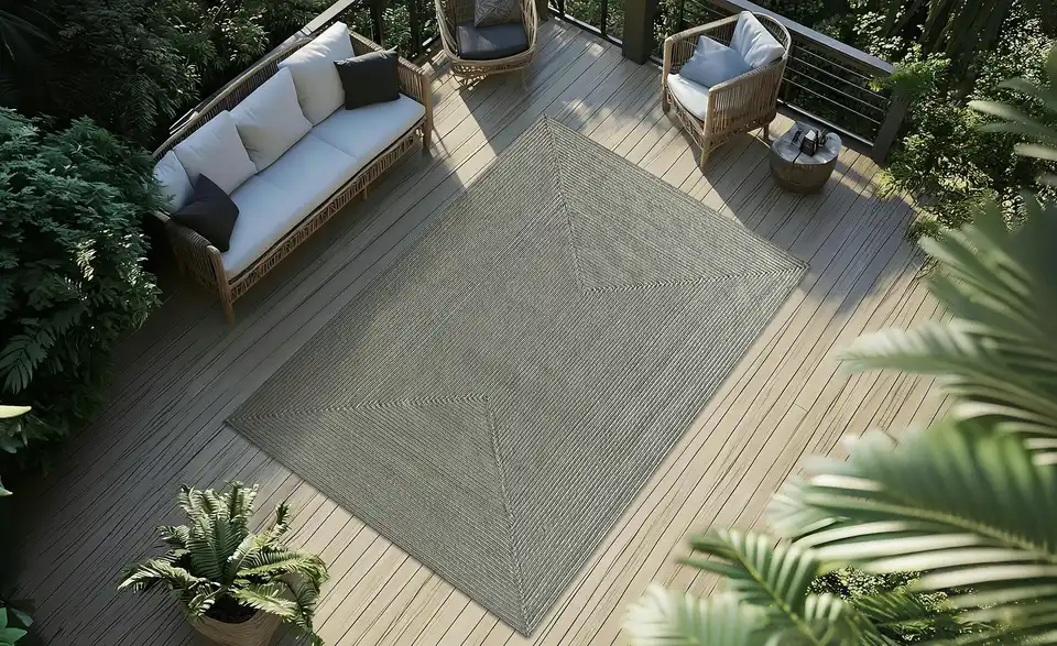 como Webteppich, in Wohnsituation