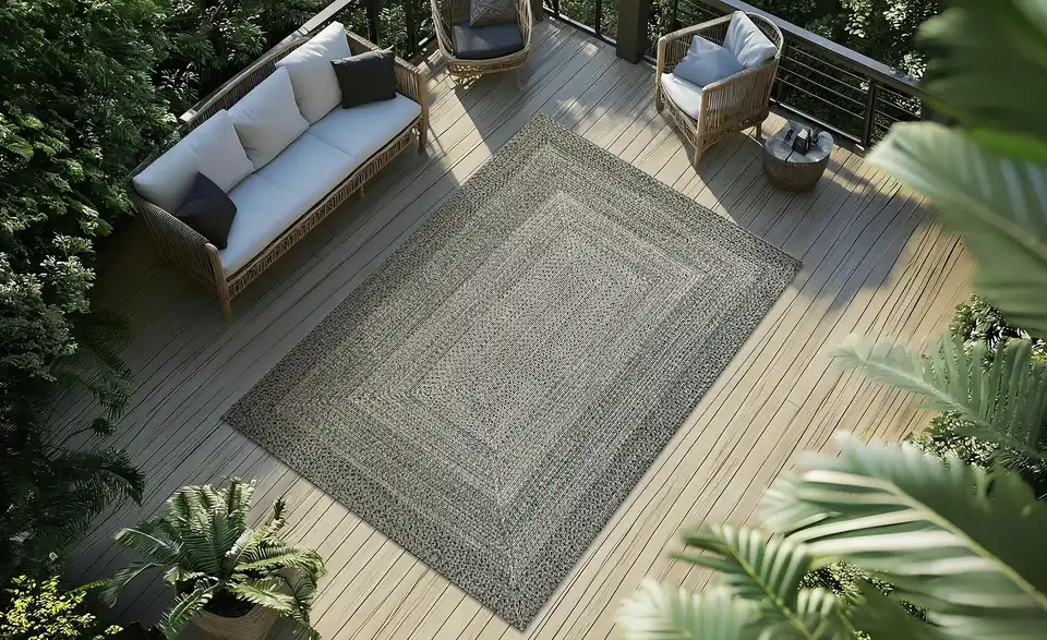 como Webteppich, in Wohnsituation