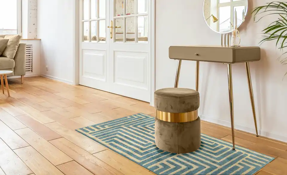 Webteppich, in Wohnsituation