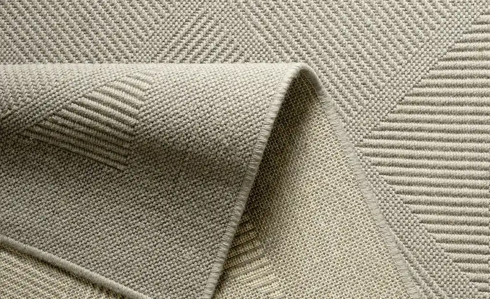 Wollteppich, Detailansicht