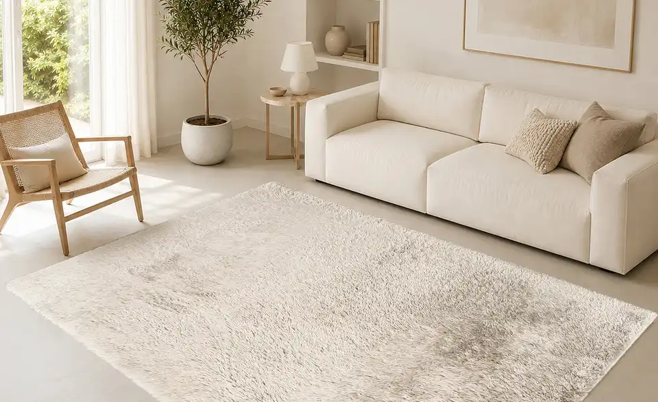 como Hochflorteppich, in Wohnsituation