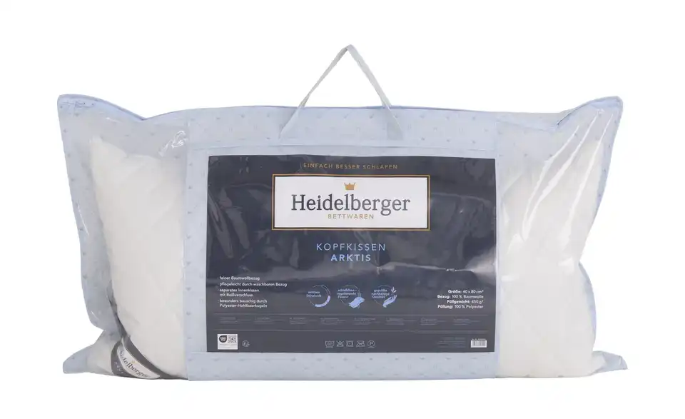 Heidelberger Bettwaren Kopfkissen Arktis, in Wohnsituation